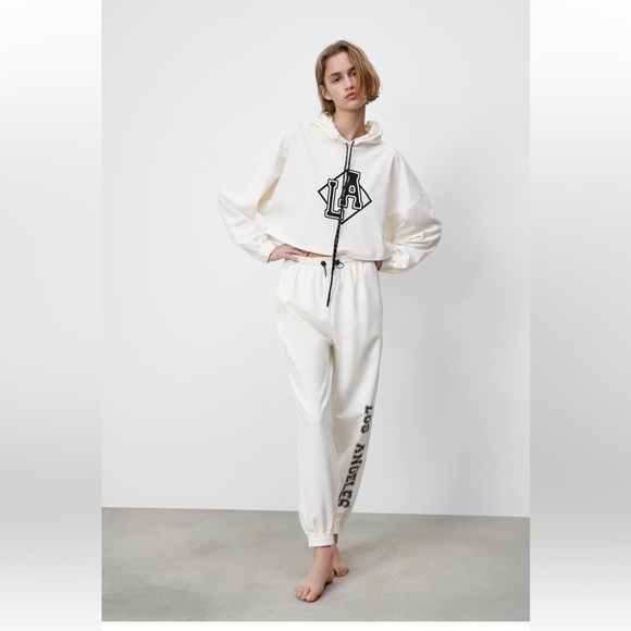 Zara white Los Angeles Jogger - Picture 4 of 5